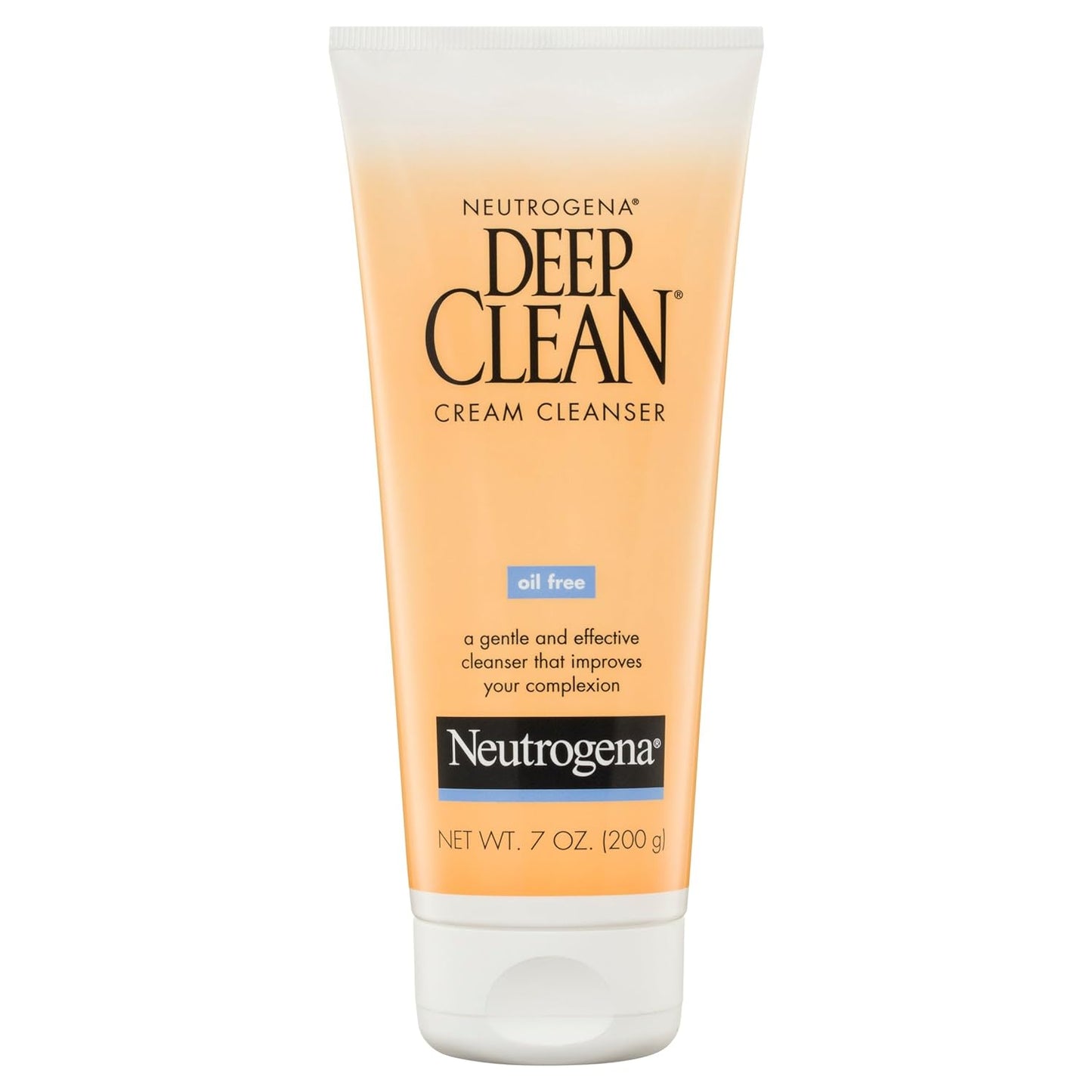 Neutrogena Deep Clean Daily Facial Cream Cleanser with Beta Hydroxy Acid, 7 fl. oz.